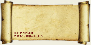 Nadja Velebit vizit kartica